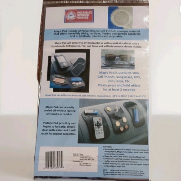 Georgia Bulldogs Magic Pad – Cellphone Holder / Non-Slip Gel Pad auto home - Picture 2 of 2